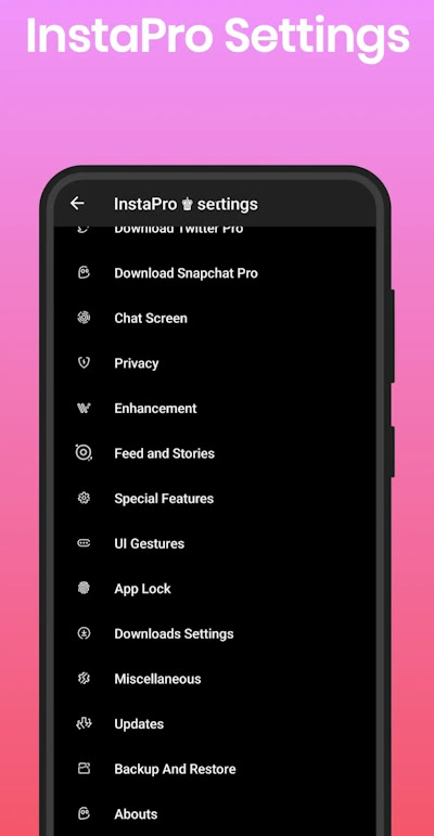 لقطة شاشة InstaPro 3